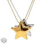 18K Gold Star Pendant Necklace - QH Clothing