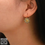 18K Gold Sun Drop Earrings - QH Clothing