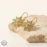 18K Gold Sun Drop Earrings - QH Clothing