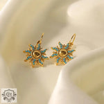 18K Gold Sun Drop Earrings - QH Clothing