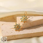 18K Gold Sun Drop Earrings - QH Clothing