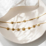 18K Gold Sweet Daisy Anklet - QH Clothing
