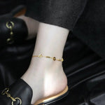 18K Gold Sweet Daisy Anklet - QH Clothing