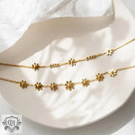 18K Gold Sweet Daisy Anklet - QH Clothing