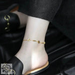 18K Gold Sweet Daisy Anklet - QH Clothing