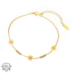 18K Gold Sweet Daisy Anklet - QH Clothing