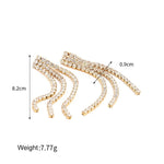 18K Gold Tassel Drop Earrings - QH Clothing