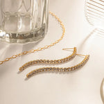 18K Gold Tassel Drop Earrings - QH Clothing