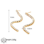 18K Gold Tassel Drop Earrings - QH Clothing