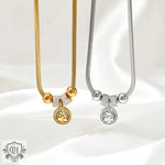 18K Gold Tree of Life Diamond Accent Necklace - QH Clothing