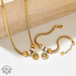 18K Gold Tree of Life Diamond Accent Necklace - QH Clothing