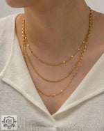 18K Gold Triple-layer Necklace - QH Clothing