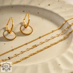 18K Gold Triple-layer Necklace - QH Clothing