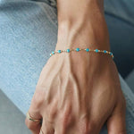 18K Gold & Turquoise Versatile Bracelet - QH Clothing