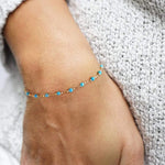 18K Gold & Turquoise Versatile Bracelet - QH Clothing