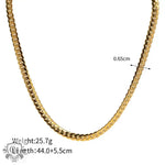 18K Gold Versatile Chain Necklace - QH Clothing