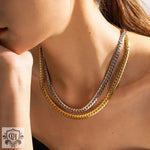 18K Gold Versatile Chain Necklace - QH Clothing