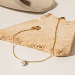 18K Gold Versatile Pearl Pendant Bracelet - QH Clothing