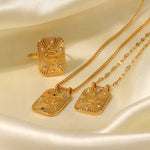 18K Gold Vintage Snake Pendant Necklace - QH Clothing