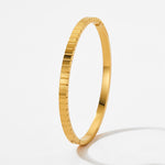 18K gold retro fashionable zircon design versatile bracelet - QH Clothing