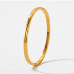 18K gold retro fashionable zircon design versatile bracelet - QH Clothing