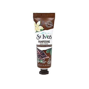 St. Ives Pampering Cocoa Butter & Vanilla Bean Hand Cream 30ml - QH Clothing
