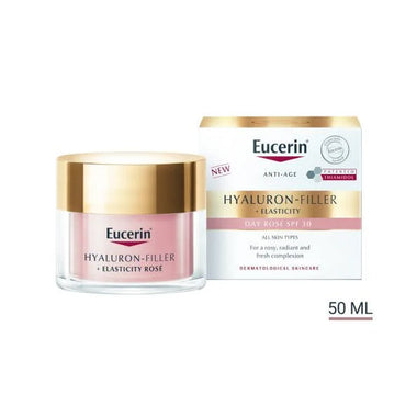 Eucerin Hyaluron Filler + Elasticity Rose Day Cream SPF30 50ml - QH Clothing