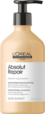 L'Oreal Professionnel Serie Expert Absolut Repair Gold Quinoa & Protein Shampoo 300ml - QH Clothing