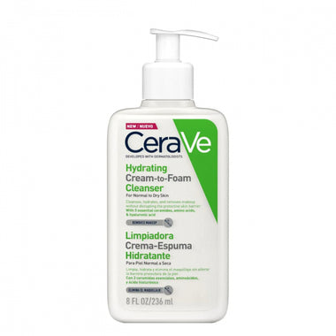 CeraVe Hydrating Cream To Foam Cleanser 236ml - QH Clothing