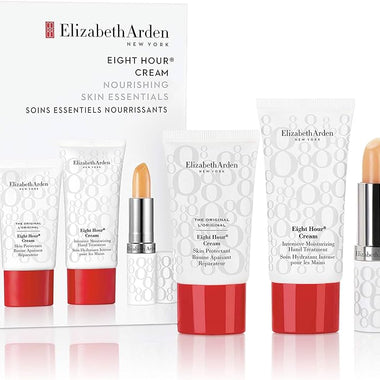 Elizabeth Arden Eight Hour Nourishing Skin Essentials Gift Set 50ml Cream Skin Protectant + 30ml Cream Intensive Moisturizing Hand Treatment + 3.7g Cream Lip Protectant Stick SPF15