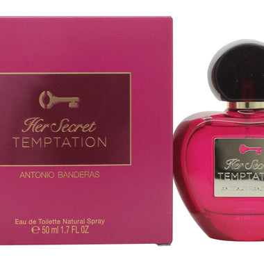 Antonio Banderas Her Secret Temptation Eau de Toilette 50ml Spray - Quality Home Clothing| Beauty