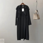 Autumn New Fashion Elegant Long Trench Coat For Women Retro British Baggy Coat Women - Quality Home Clothing| Beauty