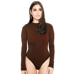Autumn Winter Long Sleeve Crew Neck Casual Bottoming Women  Clothing Sexy Tight Jumpsuit Bodysuit - Quality Home Clothing| Beauty