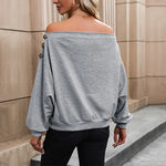 Autumn Women Clothing off Neck off Shoulder Sweater Women - Quality Home Clothing| Beauty