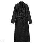 Autumn Women Faux Leather Trench Coat - Quality Home Clothing| Beauty