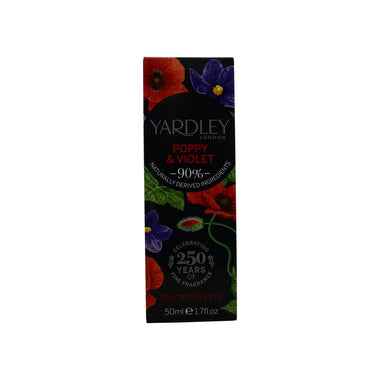 Yardley Poppy & Violet Eau de Toilette 50ml Spray