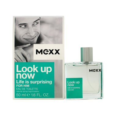 Mexx Look Up Now : Life Is Surprising for Him Eau de Toilette 50ml Spray - QH Clothing