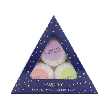 Yardley Luxury Soap Gift Set 3 Pieces (1 x 50g English Lavender Soap
1 x 50g English Rose Soap
1 x 50g Lily Of The Valley Soap)