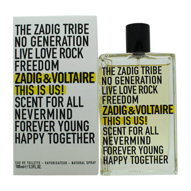 Zadig & Voltaire This Is Us! Eau de Toilette 100ml Spray - QH Clothing