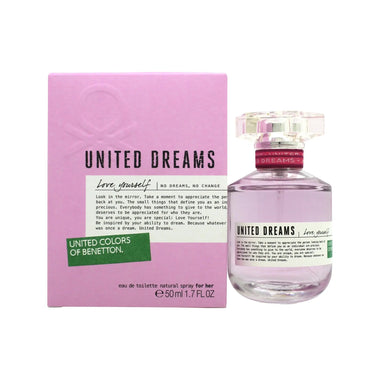 Benetton United Dreams Love Yourself Eau de Toilette 50ml Spray - QH Clothing