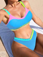 Bikinx Colorblock Binding Trim Bikini Swimsuit - Quality Home Clothing| Beauty