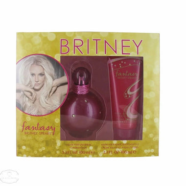 Britney Spears Fantasy Gift Set 100ml EDP + 100ml Body Souffle - QH Clothing
