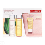 Clarins Perfect Cleansing Kit for Normal to Dry Skin Gift Set 200ml Velvet Cleansing Milk + 200ml Hydrating Toning Lotion + 30ml Gentle Foaming Cleanser + Bag - QH Clothing
