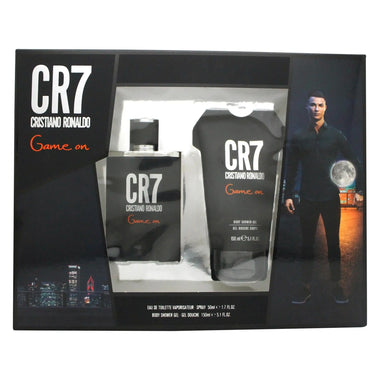 Cristiano Ronaldo CR7 Game On Gift Set 50ml EDT Spray + 150ml Shower Gel - Quality Home Clothing| Beauty