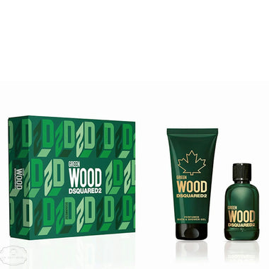 DSquared² Green Wood Gift Set 100ml EDT + 150ml Shower Gel - QH Clothing