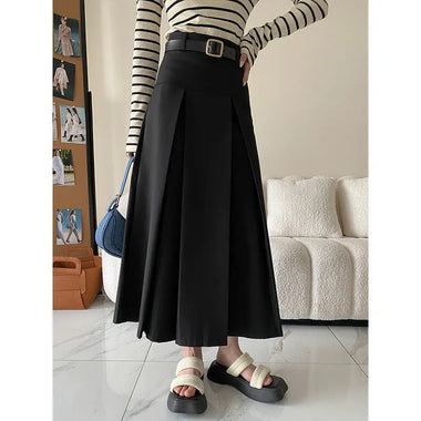 Deconstructed Design High End Cut Non Ironing High Grade Skirt A  line Pleated Skirt Early Autumn - Quality Home Clothing| Beauty