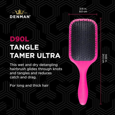 Denman Tangle Tamer Ultra Brush D90L - Violet - QH Clothing