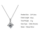 Elegant Herringbone Diamond Pendant Necklace: A Luxurious Mother's Day Gift -  QH Clothing