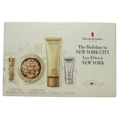 Elizabeth Arden Ceramide Gift Set 60 Capsules Advanced Ceramide Serum + 7 Capsules Advanced Ceramide Eye Serum + 50ml Ceramide Purifying Cream Cleanser + 5ml Superstar Booster - Quality Home Clothing| Beauty