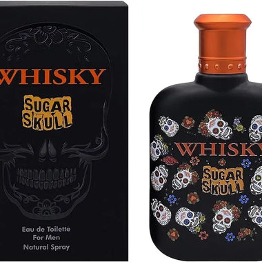 Evaflor Whisky Sugar Skull Eau de Toilette 100ml Spray - QH Clothing
